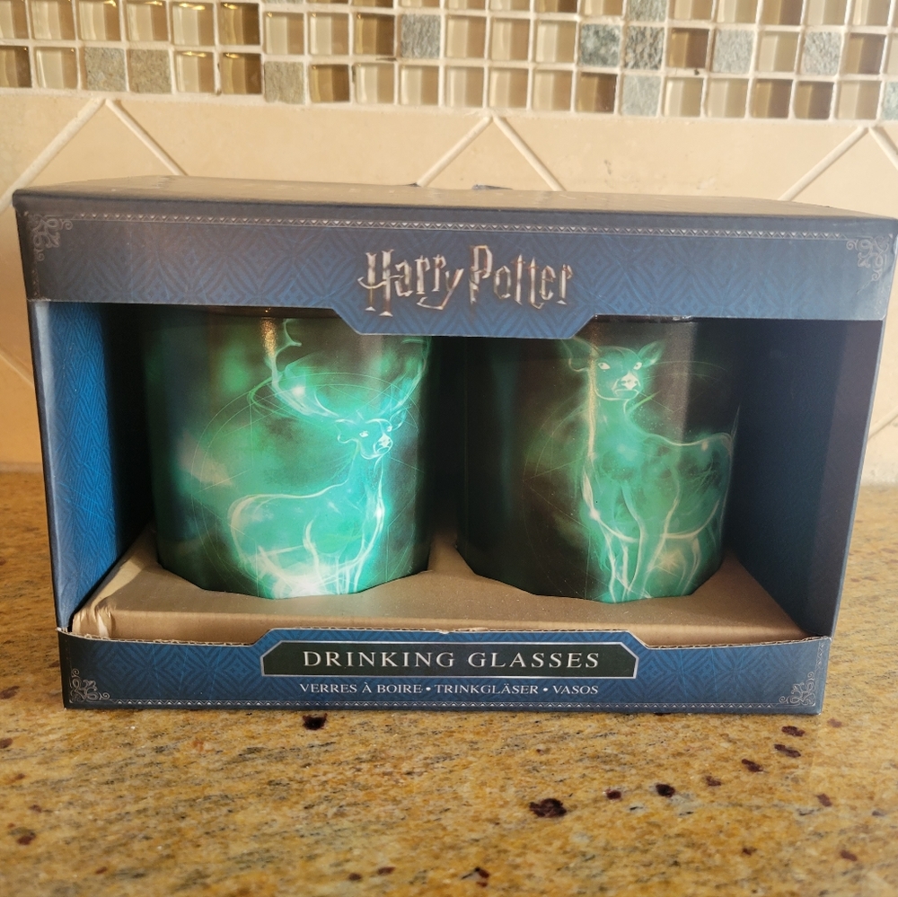 Harry Potter Set of 2 Drinking Glasses